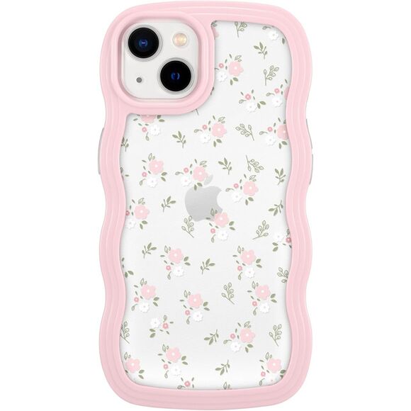 Floral Curvy Case for iphone 13/14 6.1 inch - Picture 1 of 4